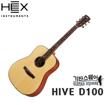 HEX 어쿠스틱 기타 HIVE D100