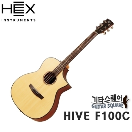 HEX 어쿠스틱 기타 HIVE F100C