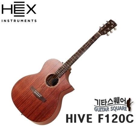 HEX 어쿠스틱 기타 HIVE F120C 